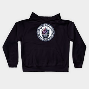 Fantasy Dark Elf Cupcake - You should eat some more | RPG Kids Hoodie